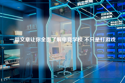 一篇文章让你全面了解电竞学校 不只是打游戏